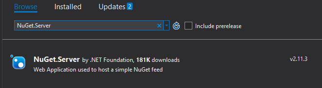 NuGet Package Explorer